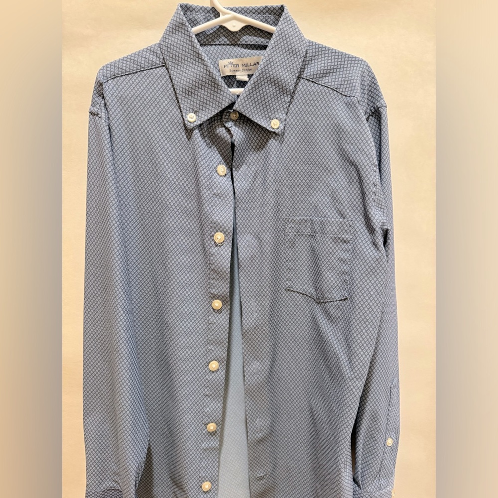 Peter millar summer comfort boys size M button up
